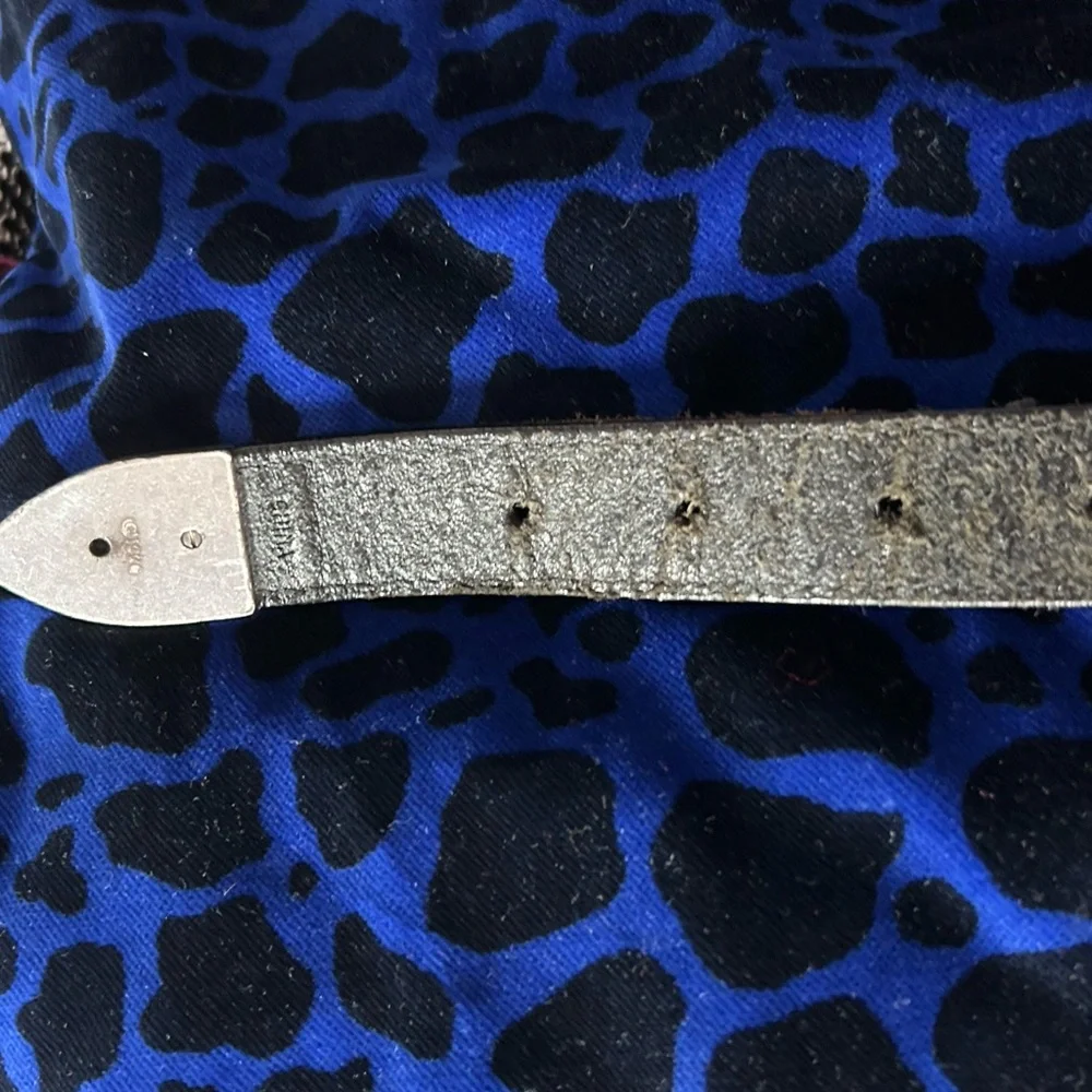 Sentry Black Leather Golf Belt 1996